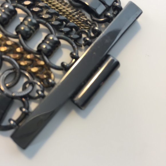 🌸💎JUICY COUTURE Gunmetal Multi Layer Cuff💎🌸 - Picture 6 of 8